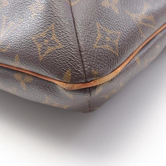 LOUIS VUITTON Brown Monogram Leather Shoulder Bag - Picture 9 of 13